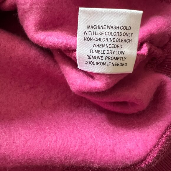 Social Scene Women's Dark Purple/Pink Pullover Hoodie Sweatshirt, Size M - NEW - Picture 5 of 11